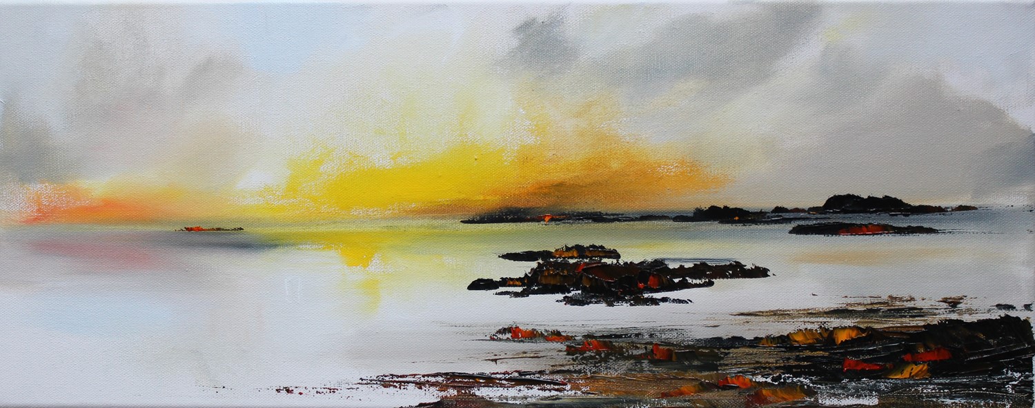 'At Dawn the Tide turns' by artist Rosanne Barr